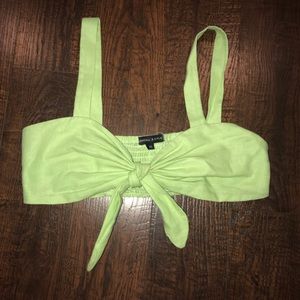 Tie Front Crop Top
